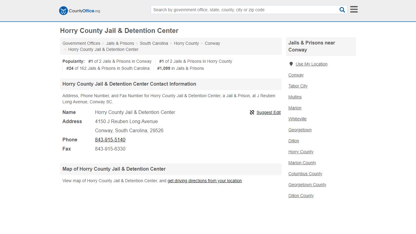 Horry County Jail & Detention Center