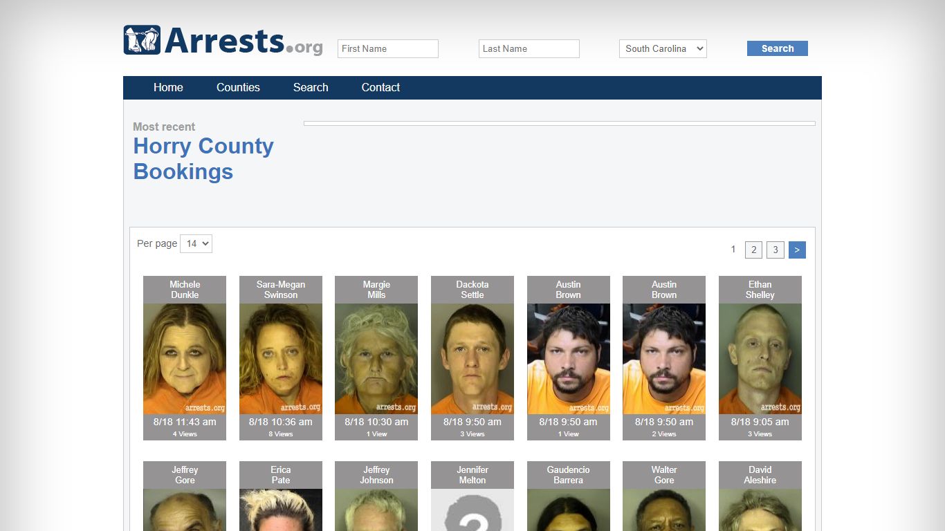 Horry County Arrests and Inmate Search